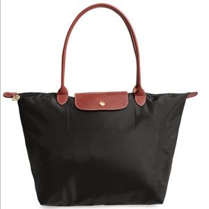 Longchamp Large Le Pliage Tote - Black
